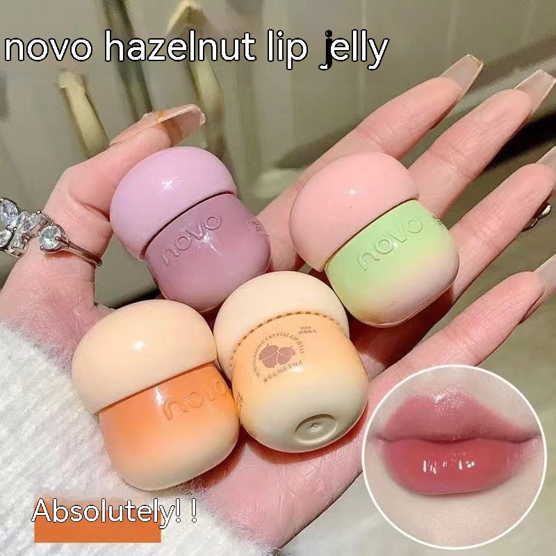 Novo Milk Can Lip Balm Lipstick Glossy Mirror Lip Lacquer Does Not Fade No Stain On Cup