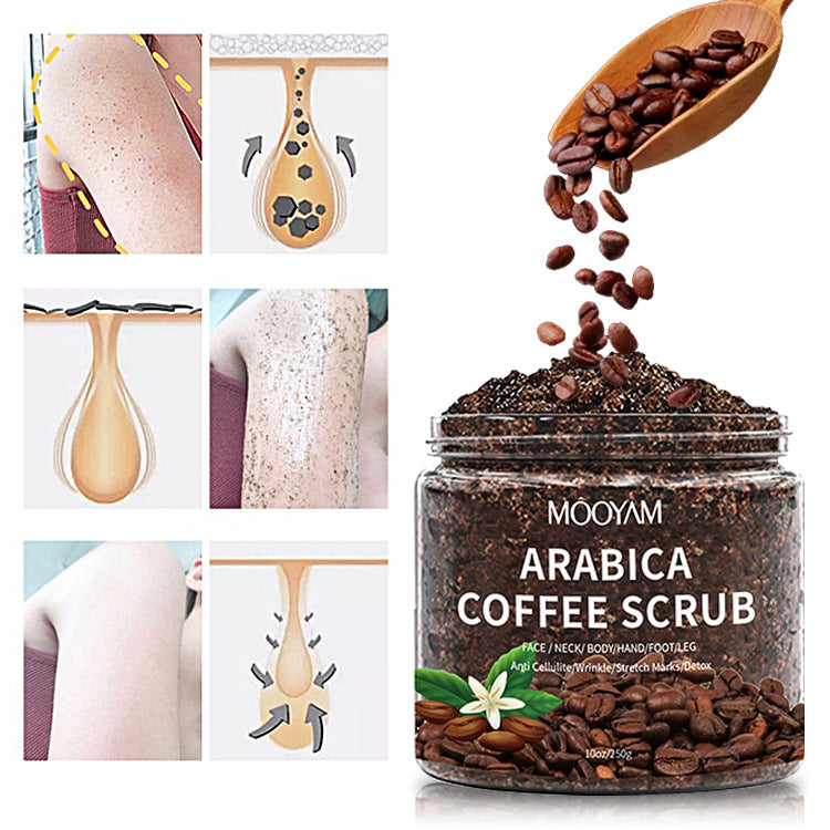 Mooyam Home Fashion Simple Coffee Scrub Cream Face And Body Gentle Cleaning