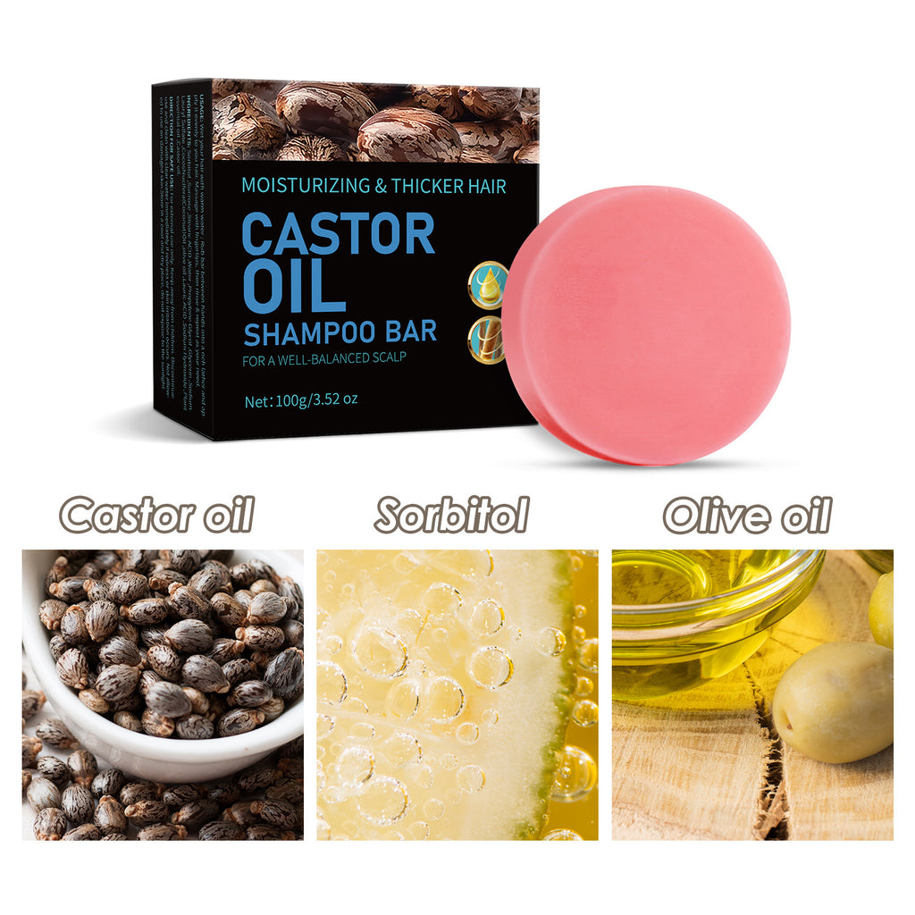 Cleaning Care Castor Oil Foaming Shampoo Soap