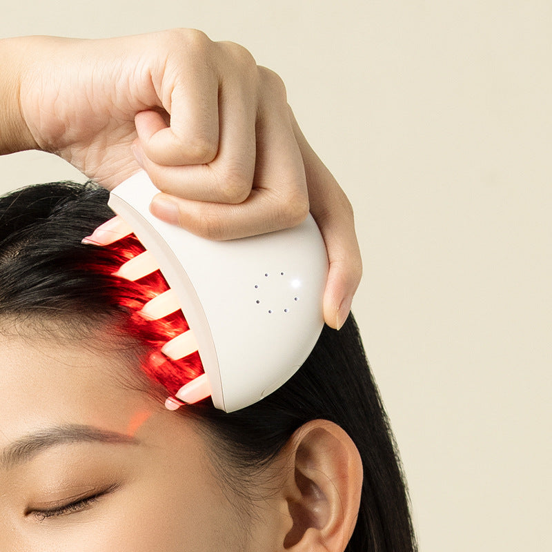 Xinjiang Electric Moon Comb Jade Scalp Massage Hair Comb
