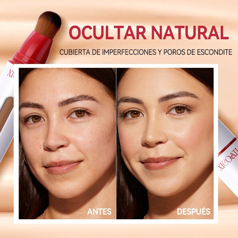 Xicoatl Press Liquid Foundation Oil Control Natural Light And Thin