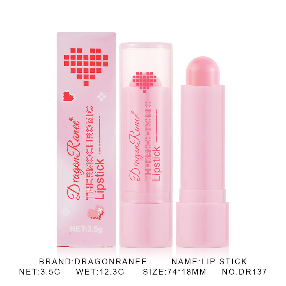 Dragon Ranee Lip Balm Lipstick Female Temperature-sensitive Color-changing Moisturizing Non-decolorizing