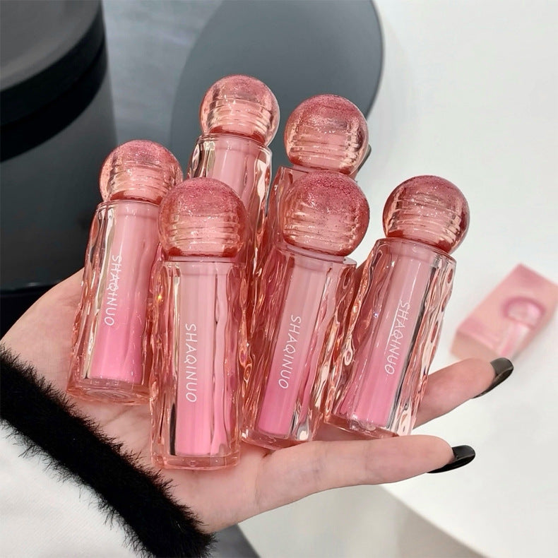 Shaqinuo Light Bare Permeable Light Lip Lacquer Mirror Moisturizing Lip Gloss