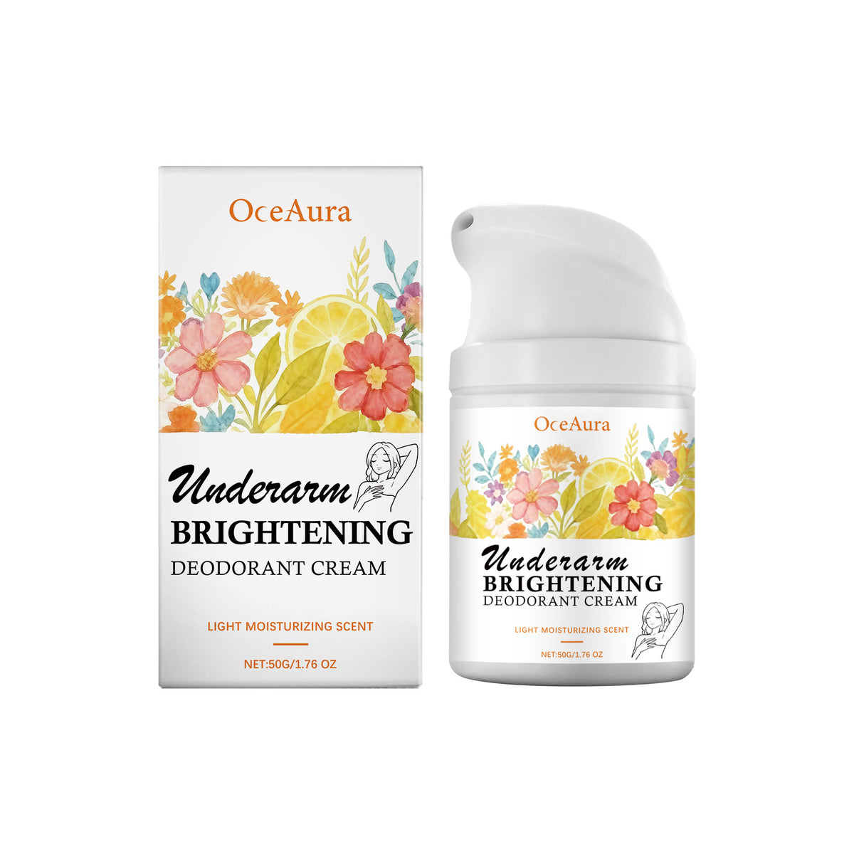 OceAura Underarm Brightening And Deodorant Cream
