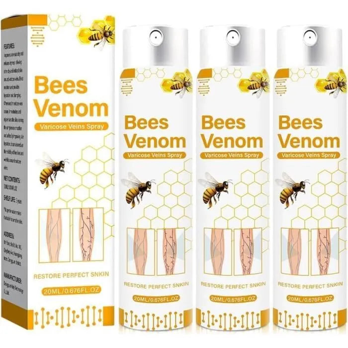 Bees Venom Spray Natural Relief For Varicose Veins & Spider Veins (Pack Of 3)
