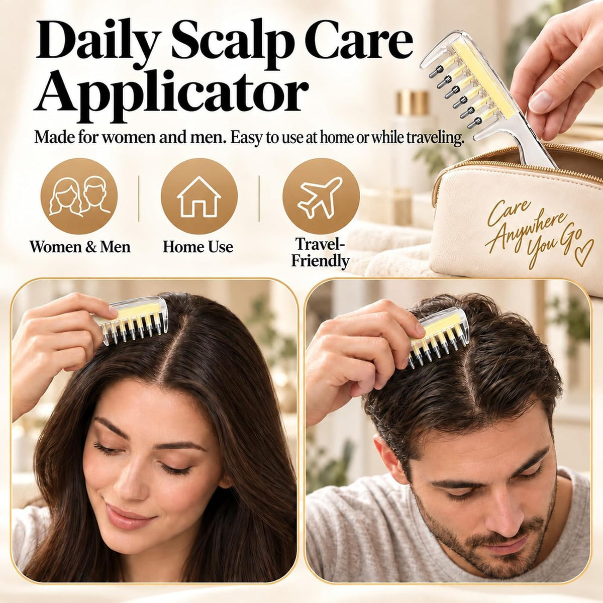 Scalp Essential Oil Comb
