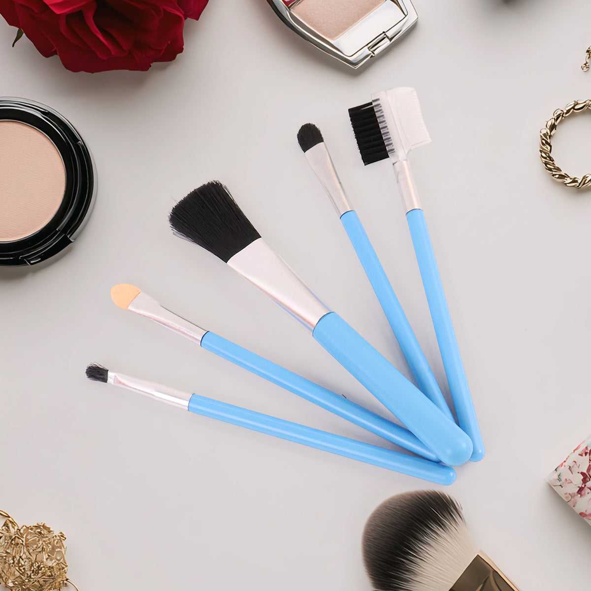 1440 Makeup Brushes Kit (Pack Of 5)