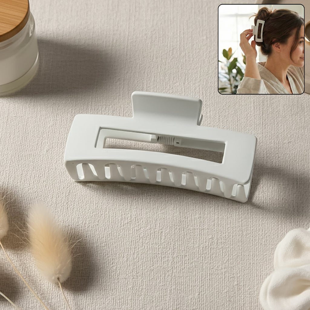 Large Stylish Plastic Hair Clip (1 Pc)