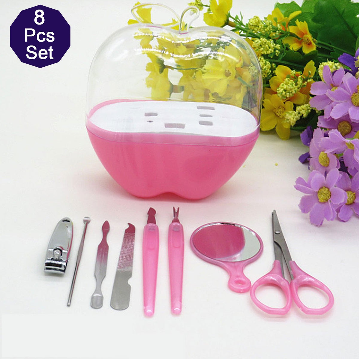 1491 8 In 1 Apple Shape Manicure Set