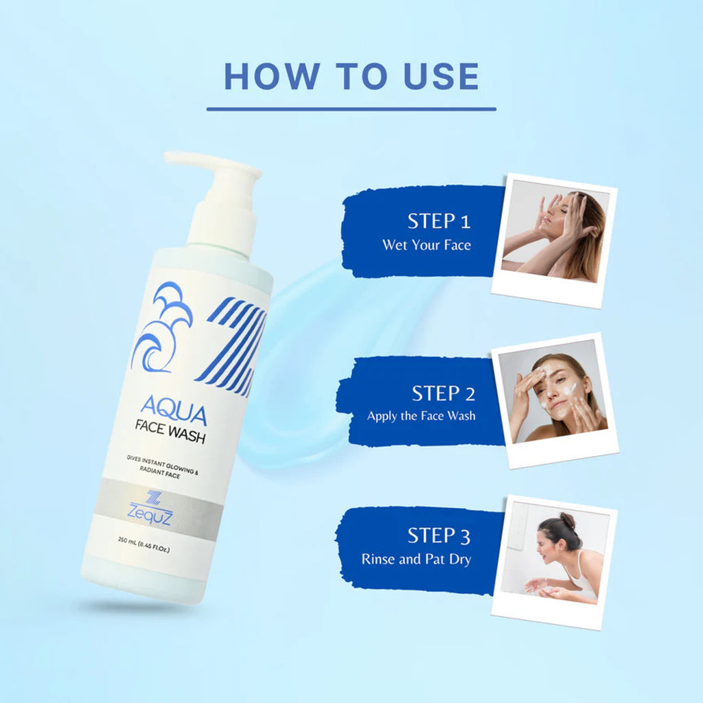 Zequz Hydrating Aqua Face Wash - (1 Pc  250 Ml)