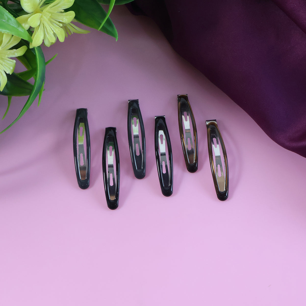 Hair Clips For Women  Girls - (6 Pc  Set)