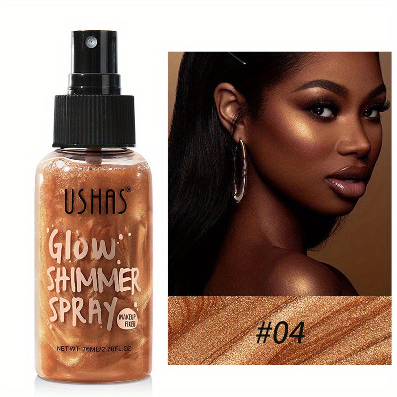 Ushas High Gloss Brightening Liquid Foundation Concealer Waterproof