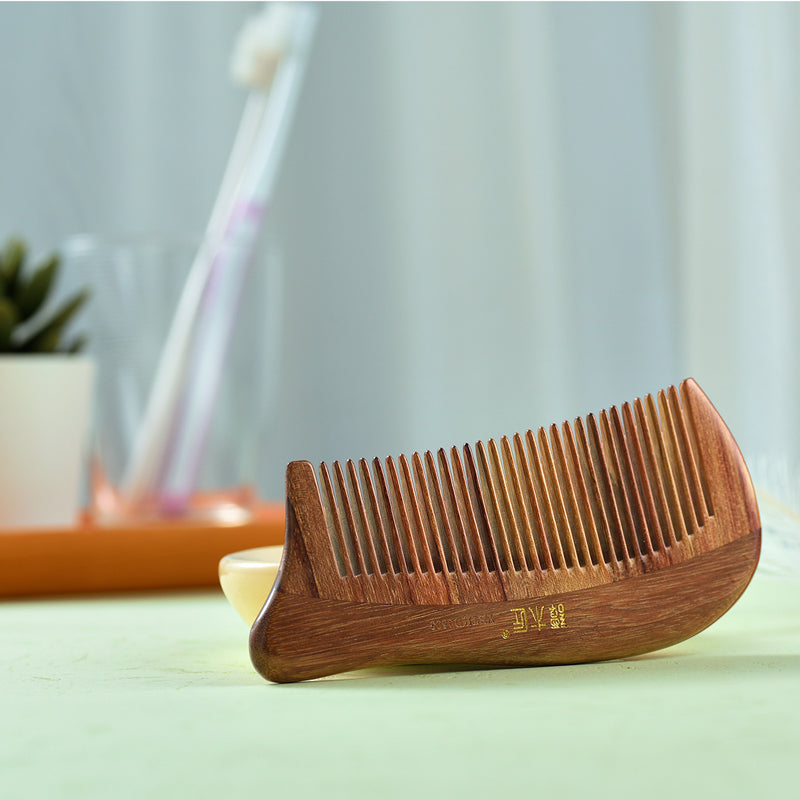 Big Mandarin Duck Wood Personal Cleansing Care Comb