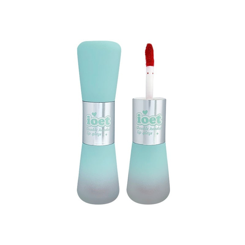 Ioet Double-headed Lip Lacquer Matte Finish Water Light Lipstick
