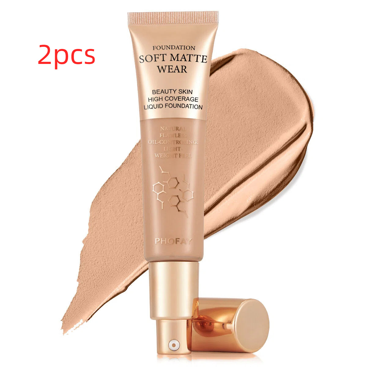 Phofay Long-lasting Concealer Foundation For Oily Skin That Doesn't Cake