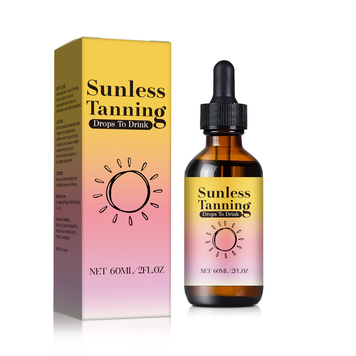 Sunless Body Sun Tanning Solid Color Cream Sunbath