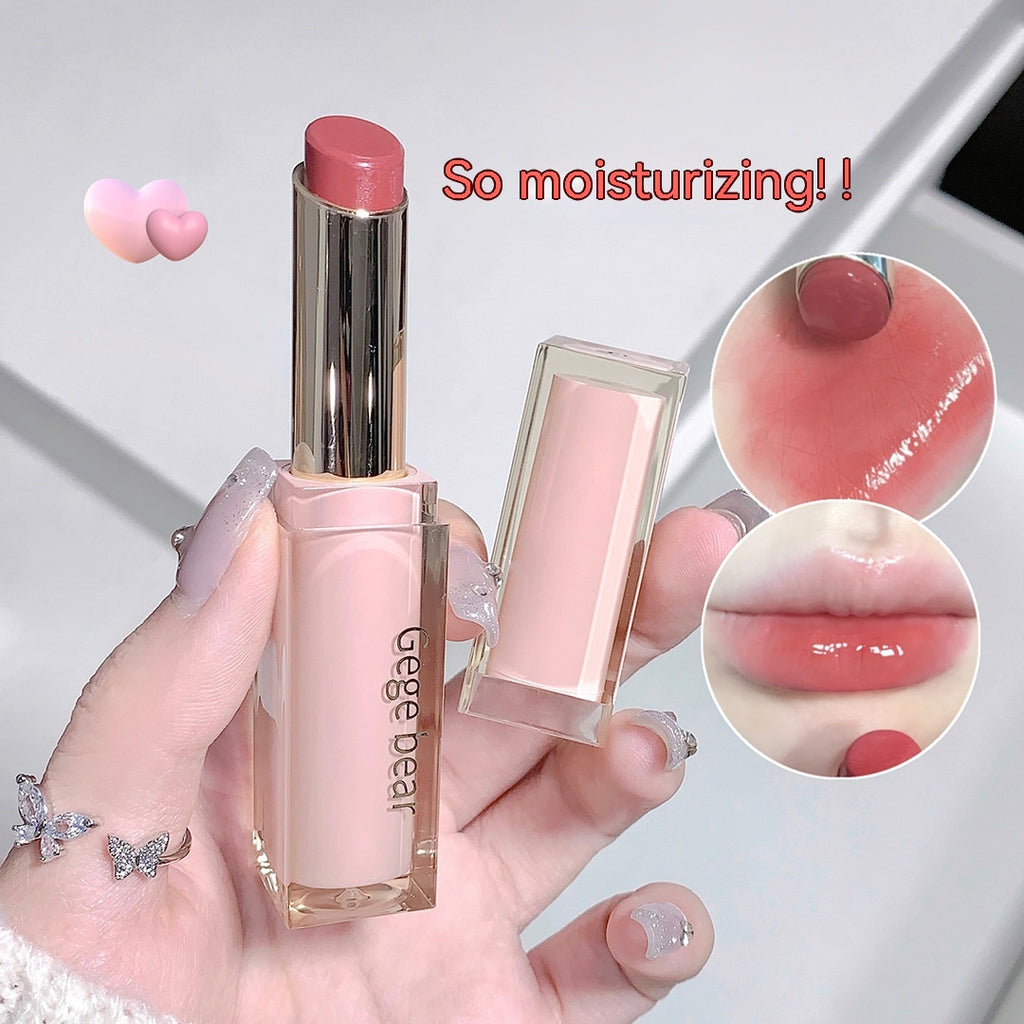Gege Bear Smooth Glossy Lipstick Color Mirror