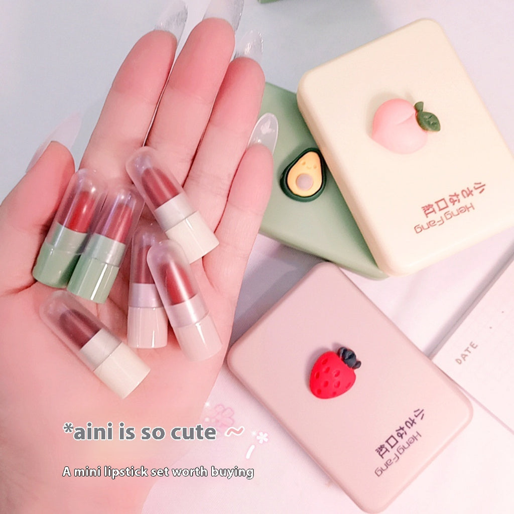 HengFang Fog Feeling Capsule Lipstick Matte Finish White Sample