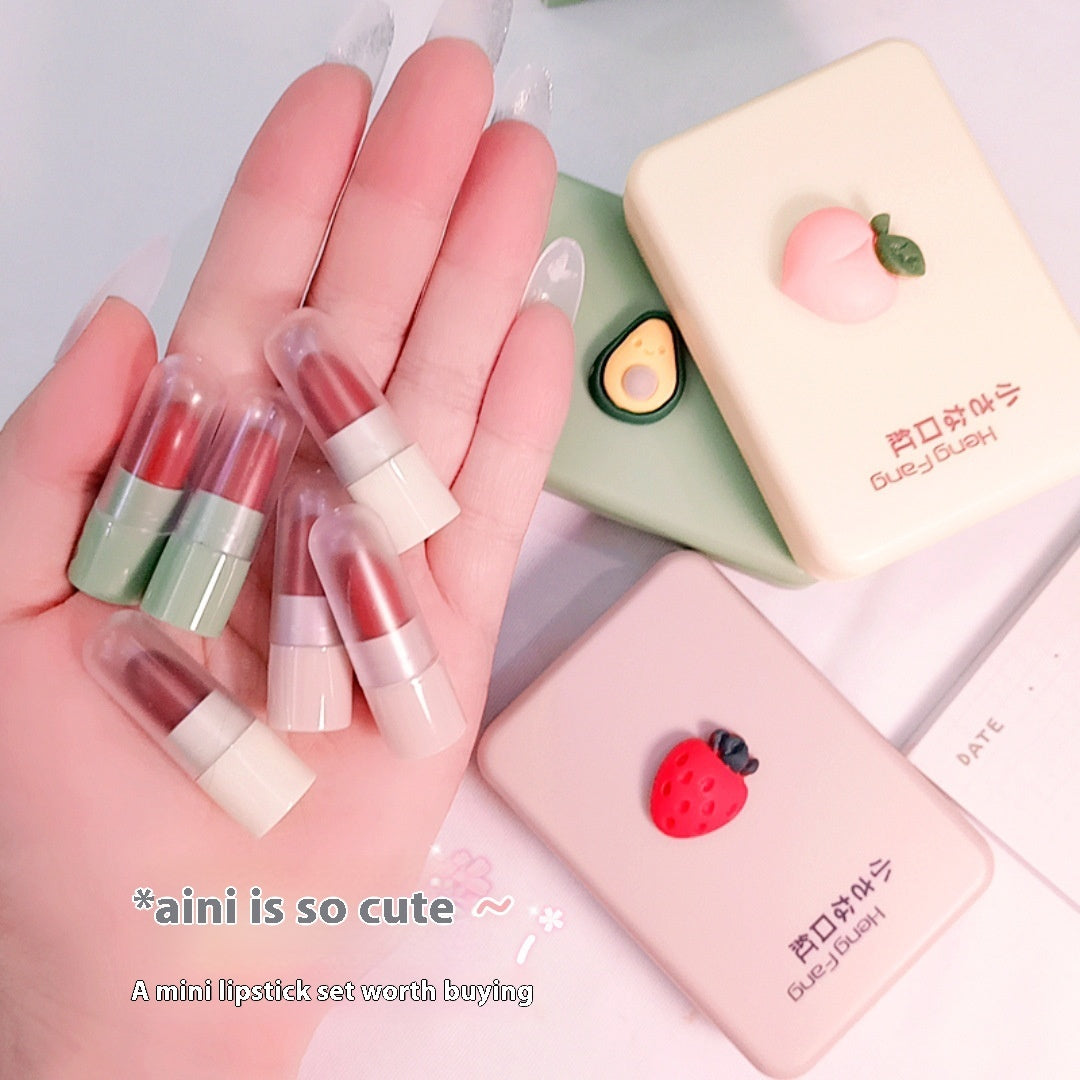 HengFang Fog Feeling Capsule Lipstick Matte Finish White Sample