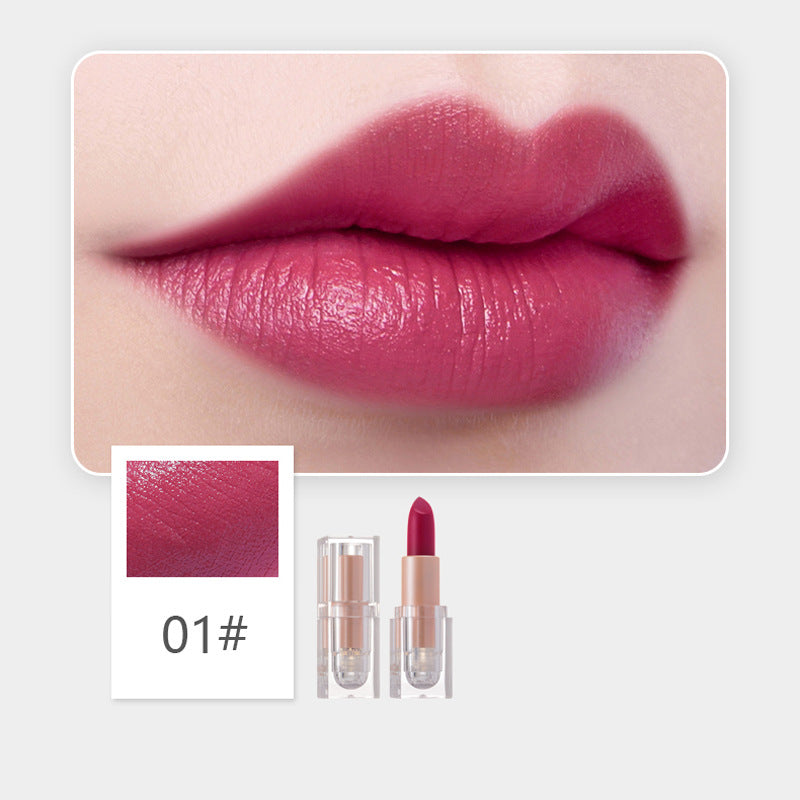 Yabaolian Matte Finish Crystal Square Tube Lipstick
