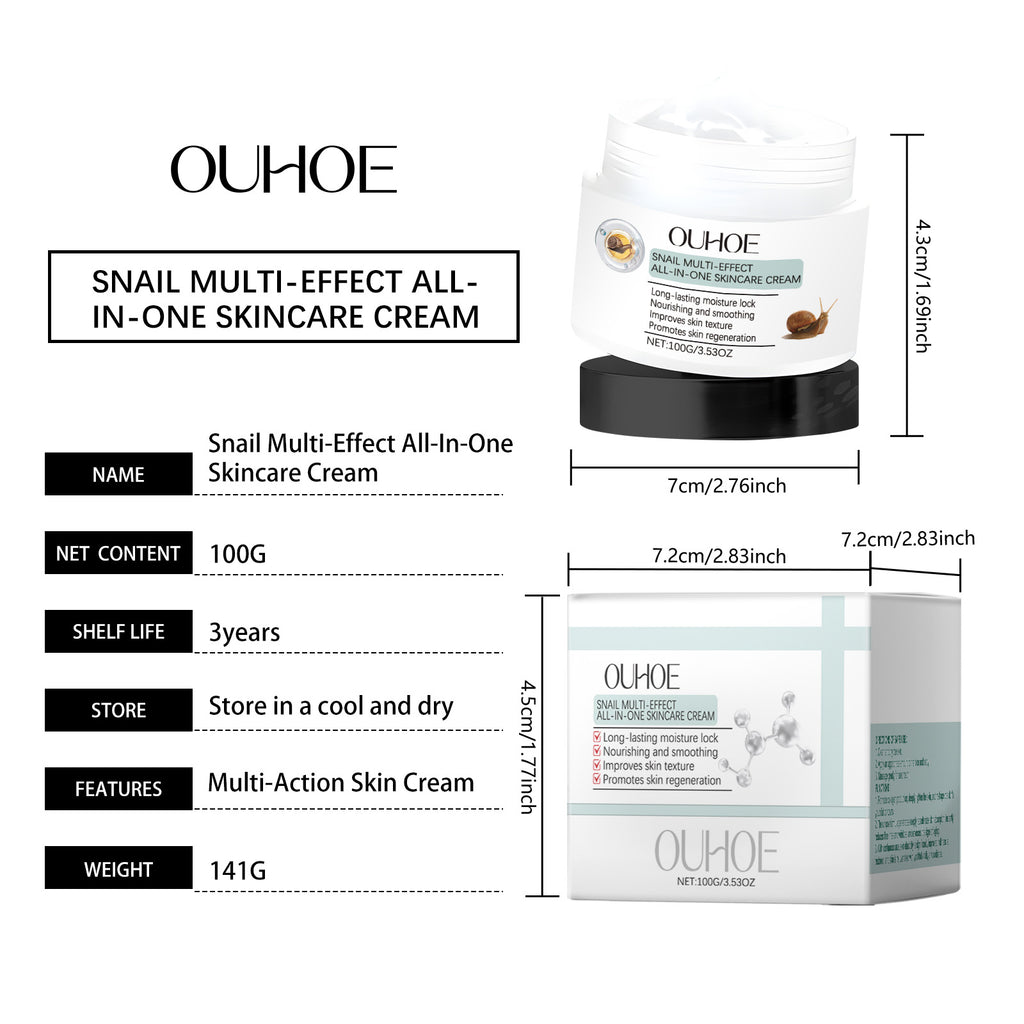 Ouheo Snail Multi Effect Skincare Cream