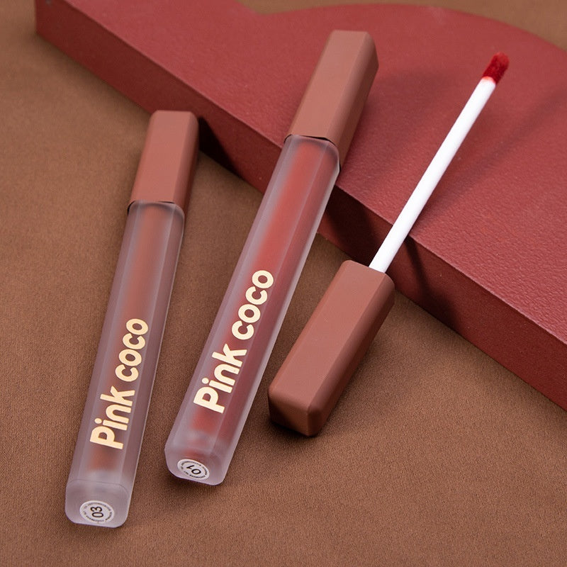 Pink Coco Lip Lacquer Rich Color Lasting Soft Mist