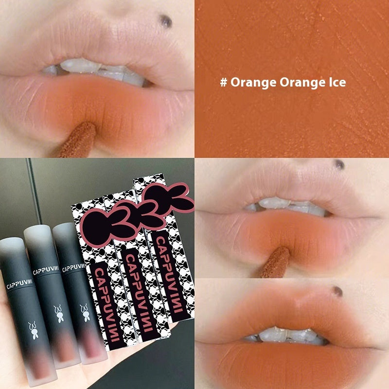 Cappuvini Matte Finish Velvet White Lip Gloss