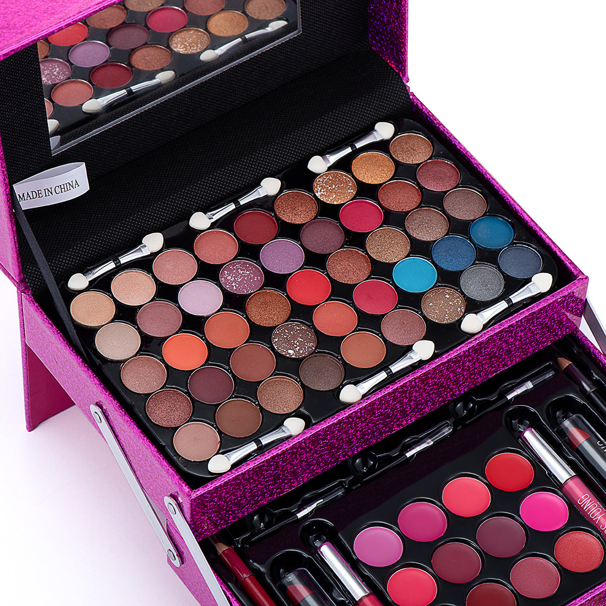 Missyoung Eyeshadow Palette Lipstick Lip Gloss Blush Set
