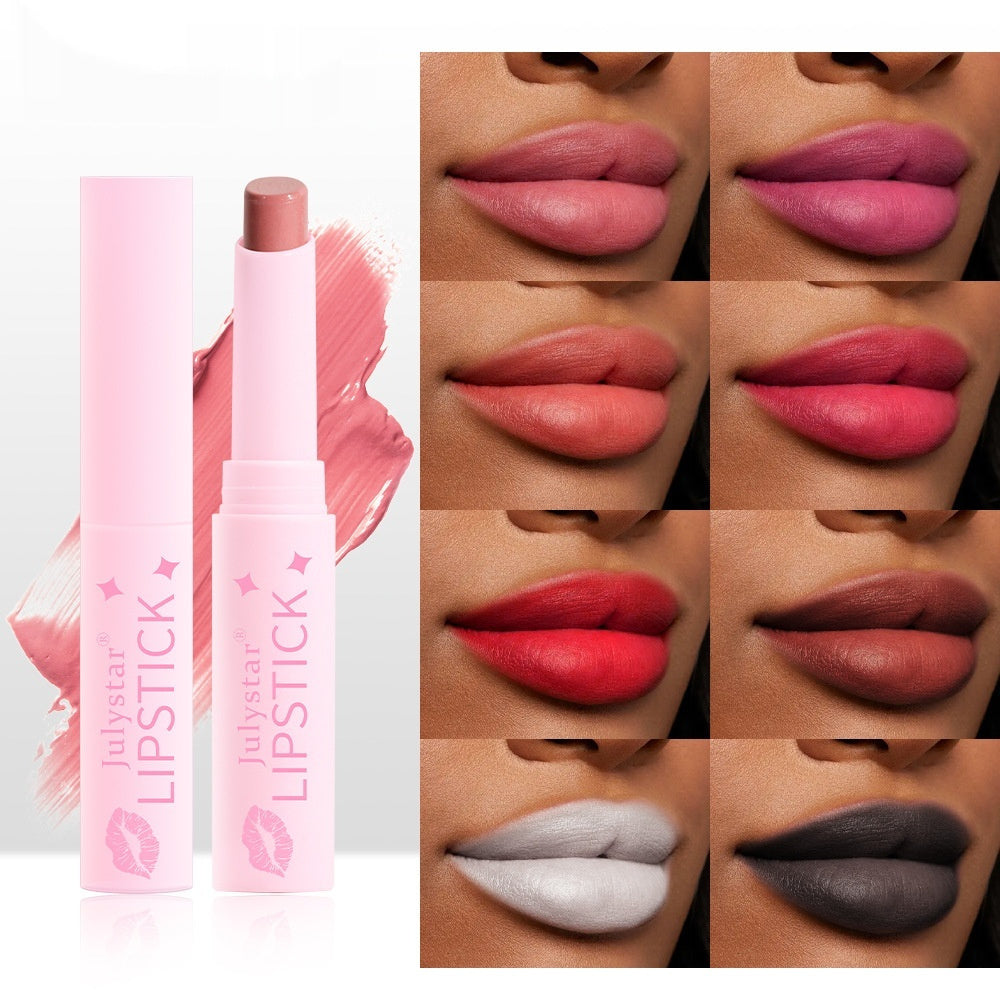 Julystar Halloween Matte Velvet Lipstick Beauty Makeup Does Not Fade No Stain On Cup Natural Long Lasting