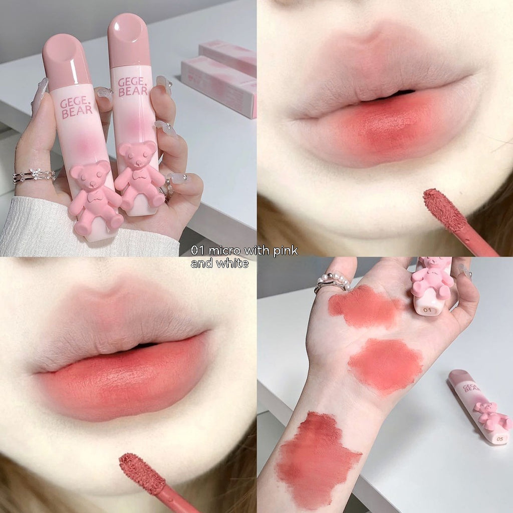 Gage Bear Tender Color Lip Lacquer Soft Fog Matte