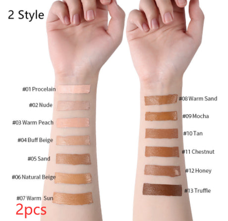 Langmanni Makeup Liquid Foundation Oil Control Concealer