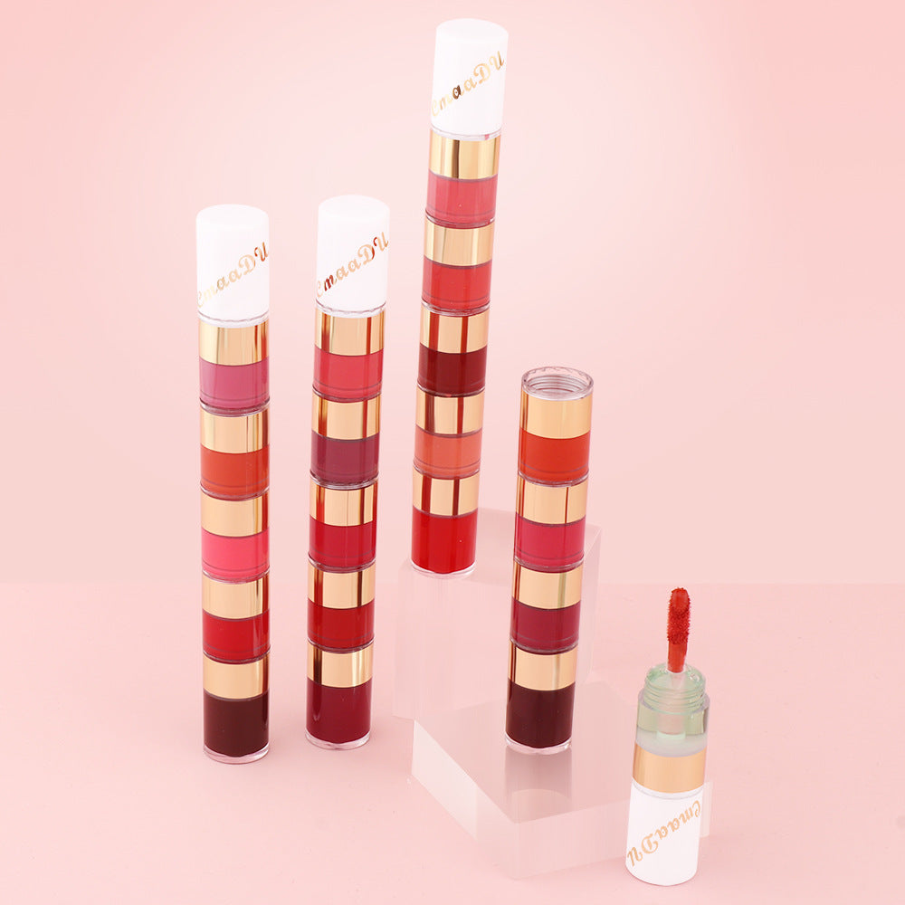 CmaaDu Women's Fashion Simple Long-lasting Lip Gloss