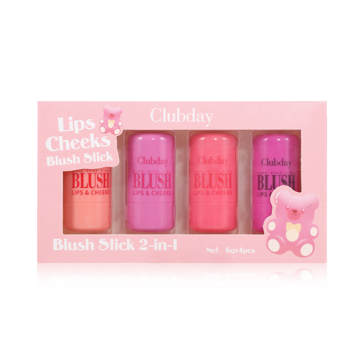 Clubday Jelly Blush Suit Bouncy Nourishing Moisturizing Matte Rouge