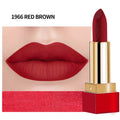 JXY Lipstick, Misty Moisturizing Not Easy To Fade Engraved Reddish Brown