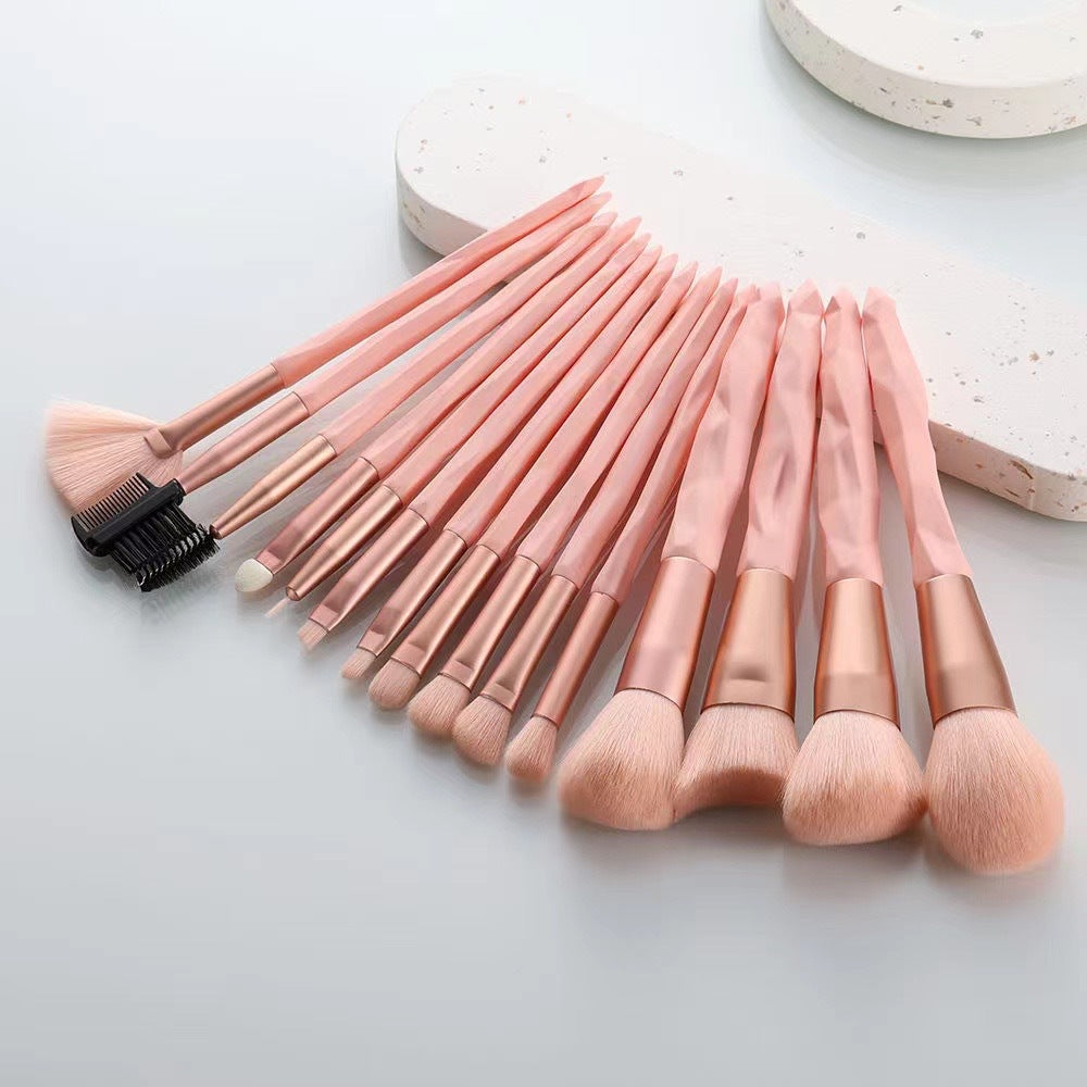Foundation Nose Shadow Wool Blush Makeup Brush Full Set