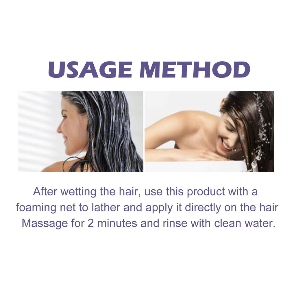 Eelhoe Biotin Purple Shampoo Soap Scalp Cleaning And Repairing Hair