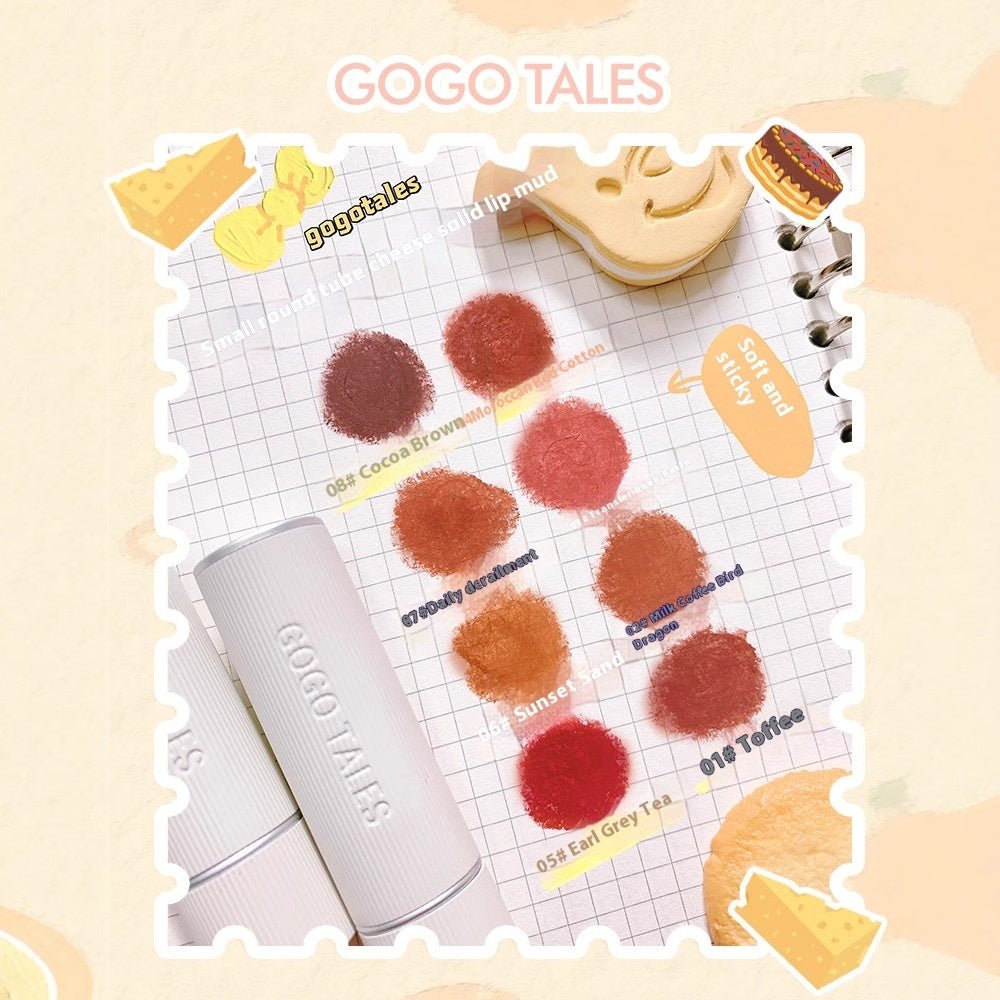 GoGo Tales Striped Tube Vintage Lipstick Velvet Matte