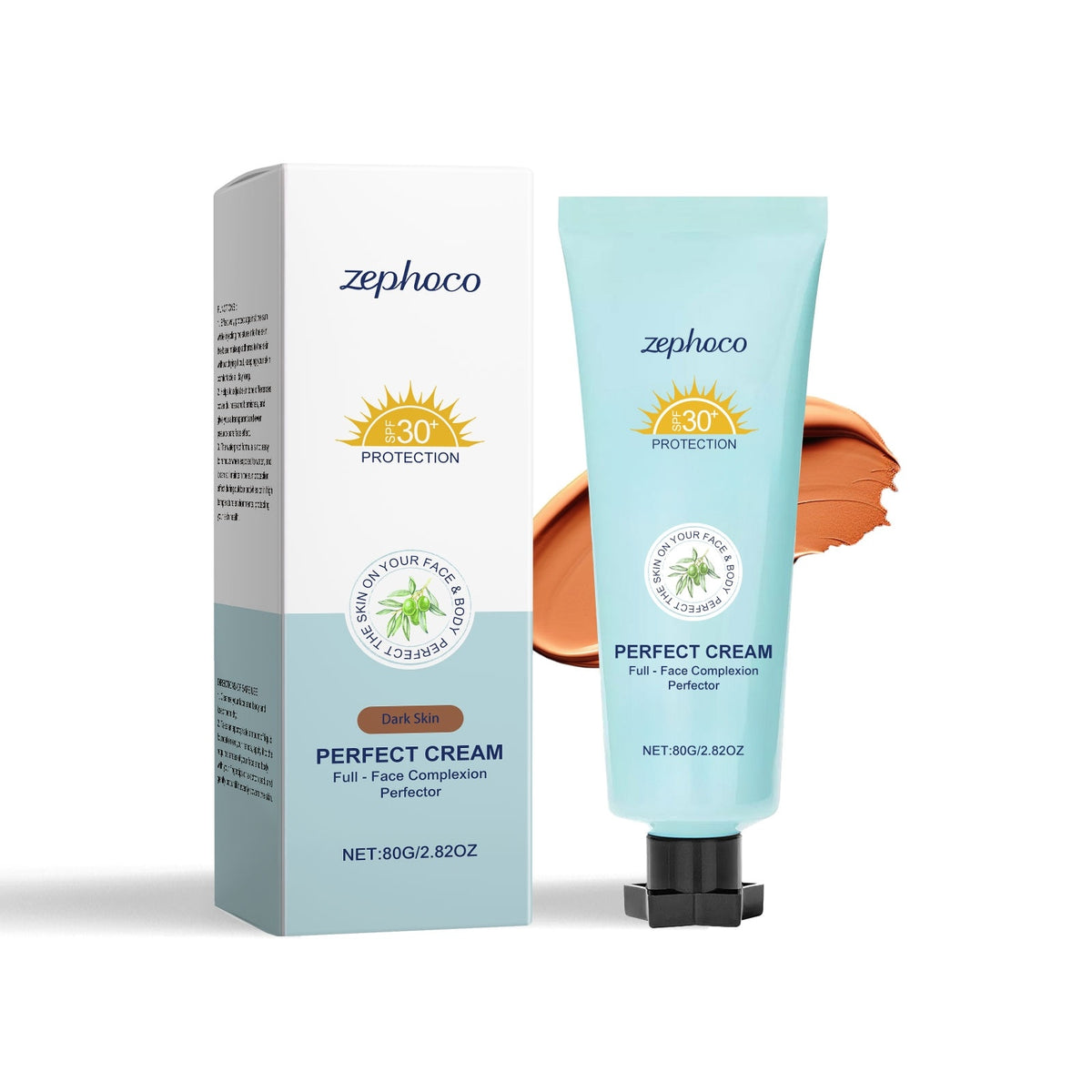 Zephoco Curdling Sunscreen Moisturizing Liquid Foundation