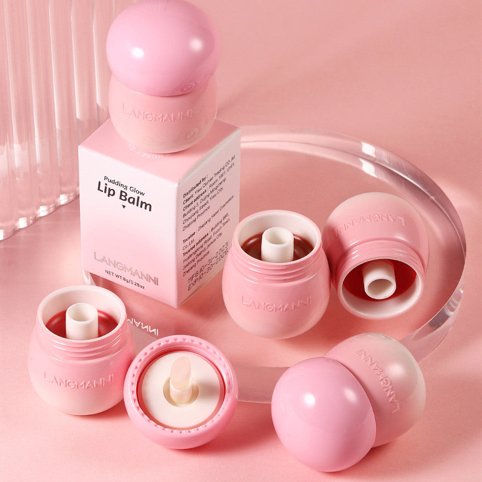 Langmanni Mushroom Lip Lacquer Moisturizing Lip Gloss Not Oily