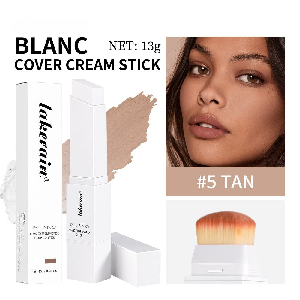 Lakerain Natural Concealer Long-lasting Double-headed Stick Foundation