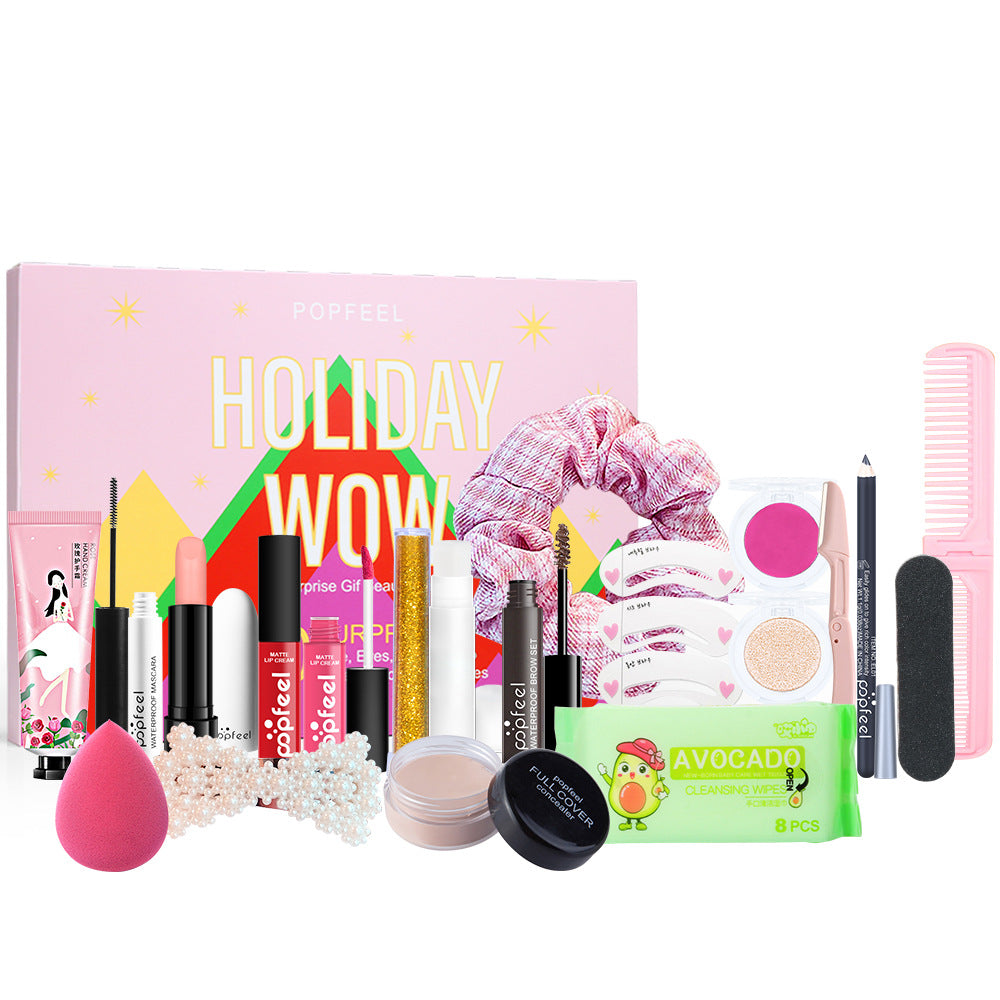Popfeel Holiday Gift Box Lipstick Eye Shadow Set