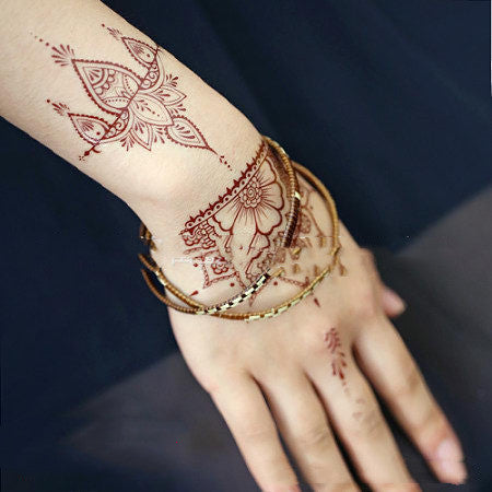 Galeecha Brown Hannah Plant Henna Hand ted Cream