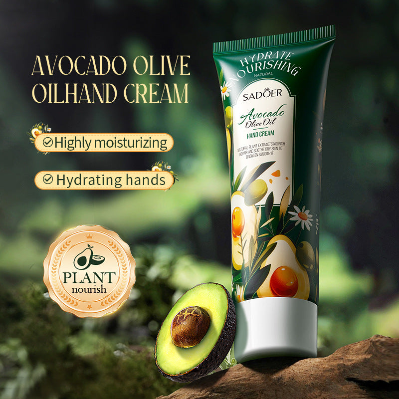 Sadoer Avocado Nourishing Hand Cream Olive Oil Moisturizing
