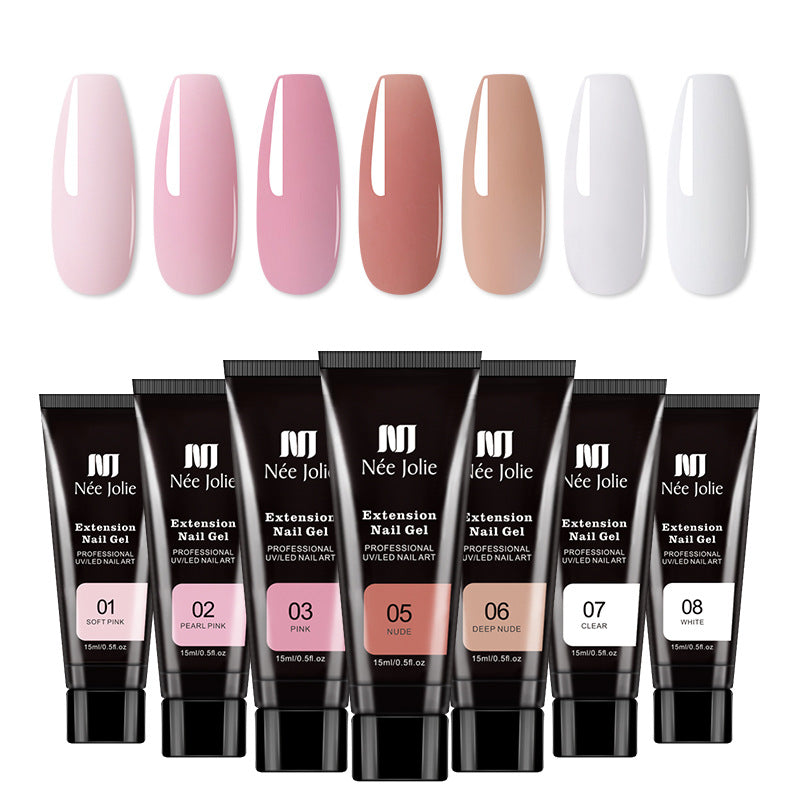 Nee Jolie Nail Extension Glue 15ml Paperless Crystal Gel UV