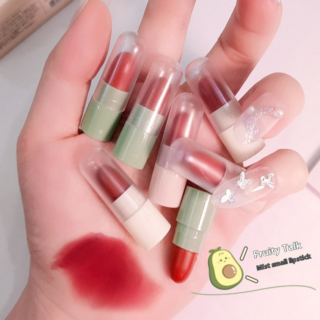 HengFang Fog Feeling Capsule Lipstick Matte Finish White Sample