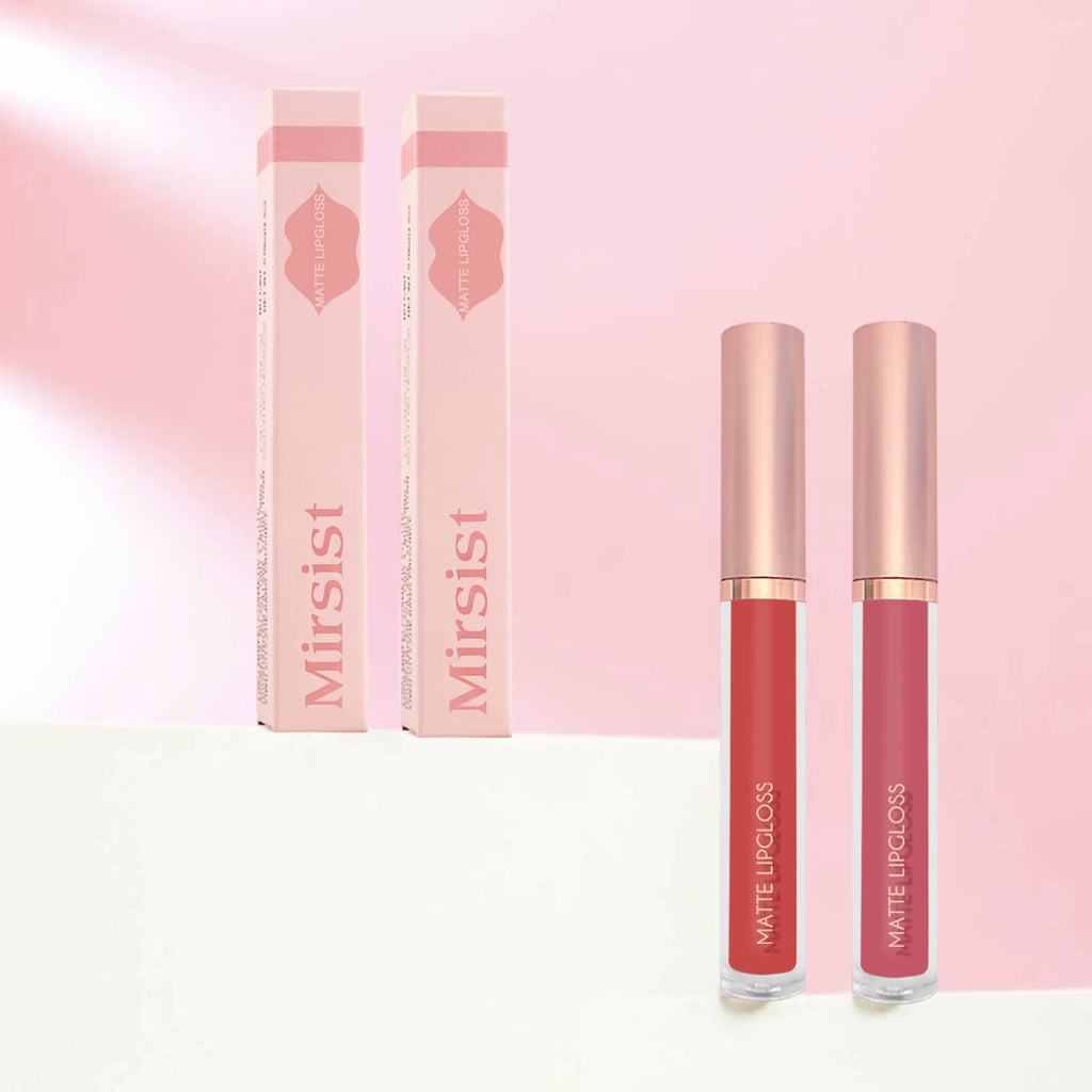 Mirsist 12-color Nude Jam Matte Lip Gloss Does Not Fade