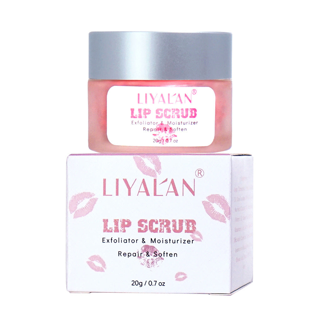 Liyalan Strawberry Lip Scrub Cream Exfoliator Mild