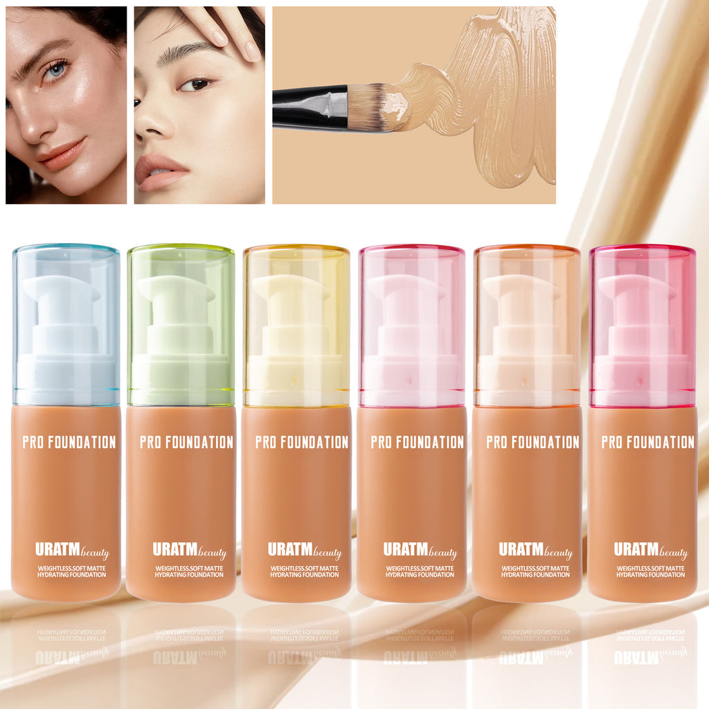 URATM Makeup Liquid Foundation Matte Concealer Long Lasting Smear-proof Makeup