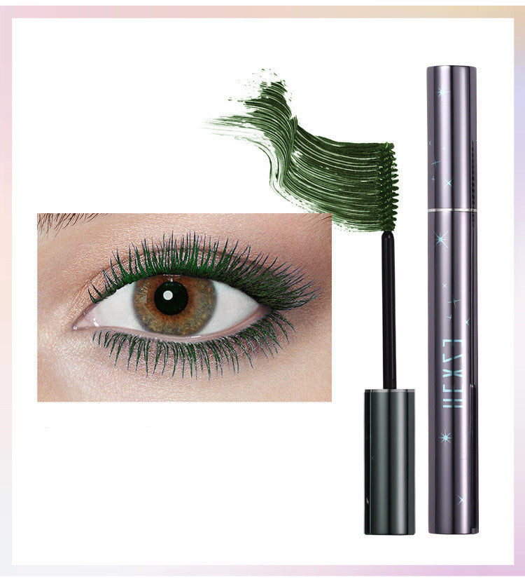 HEXSE Color Mascara, Waterproof, Long, Thick And Curling, Easy To Remove Makeup