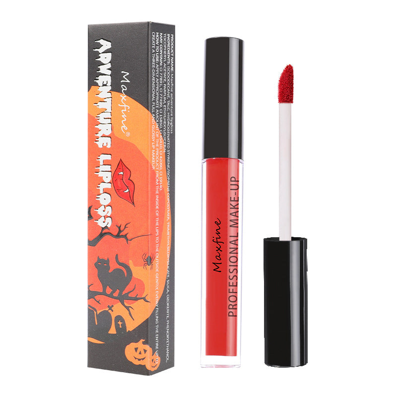 Maxfine Halloween Lipstick Lip Glaze No Stain On Cup